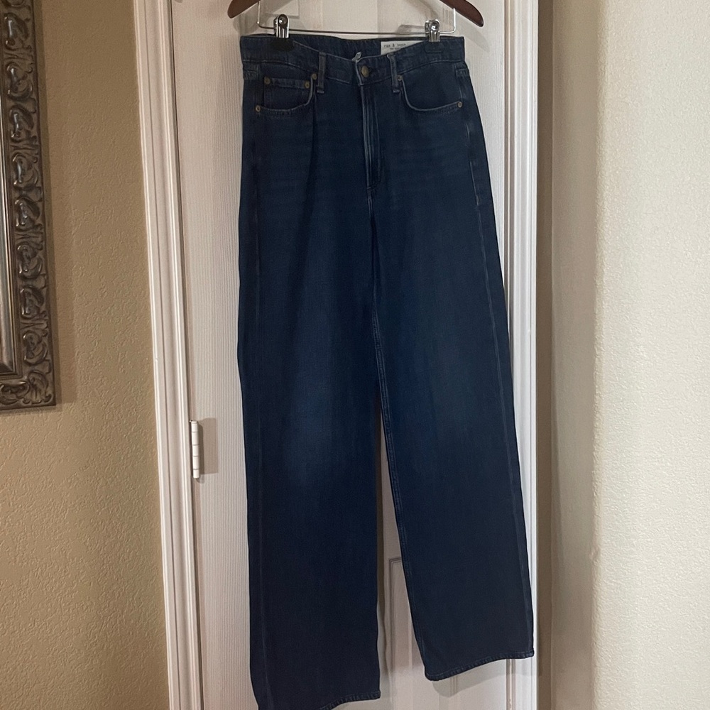 rag & bone Logan Wide Leg Jeans (Annalise) 28, ANNALISE - Picture 3 of 8